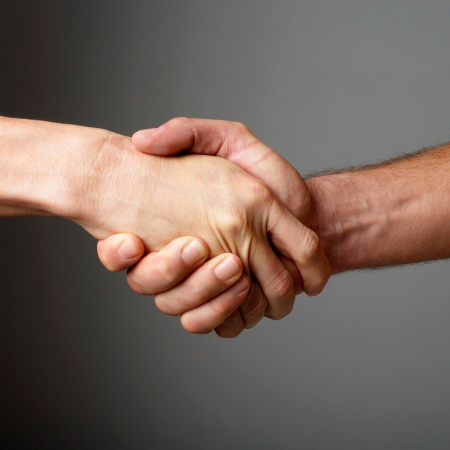 A handshake with an EPC client