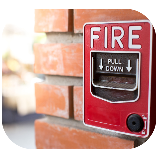 A fire alarm found on an fra
